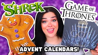 SHREK amp GAME OF THRONES ADVENT CALENDARS  Revolution Beauty Advent Unboxings [upl. by Veriee176]