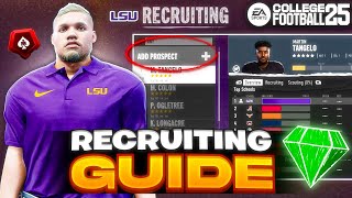 The BEST Recruiting Guide in College Football 25 Dynasty Mode [upl. by Tyika591]