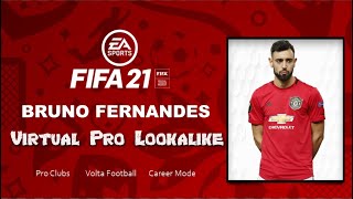 FIFA 21  How to Create Bruno Fernandes  Pro Clubs [upl. by Ailaham]