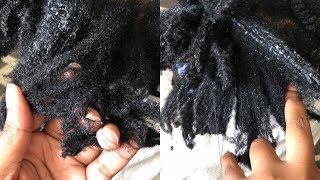 Laziness Will Destroy 4c Hair Removing Knots From Matted Tangled Hair [upl. by Nayt]