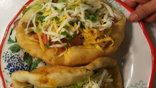 How to make Chalupa Shell Homemade Chalupa recipe [upl. by Brahear791]