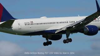 Delta Airlines Boeing 757 200 Landing in SJU Airport [upl. by Armington]