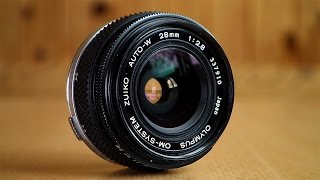 Olympus OM Zuiko 28mm f28 Review [upl. by Rust711]