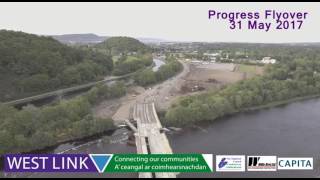 Westlink Progress Flyover 31 May 2017 [upl. by Lipcombe724]