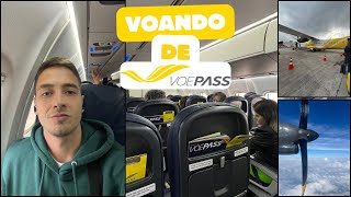 Testando a VoePass Antiga Passaredo  Como é Voar em Avião Turbo Hélice ATR 72 SP x Ribeirão [upl. by Yetac664]