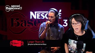 Larger Than Life Cover by Nescafé Basement  REACTION  First Time Hearing [upl. by Greenwood525]