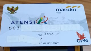 400 RIBU RUPIAH CAIR BANTUAN ATENSI BANK MANDIRIhusus anak yatim [upl. by Llertrac]