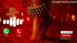 Pushpa 2 The Rule Teaser Bgm Ringtone  Pushpa 2 Bgm Ringtone  Allu Arjun  Sukumar [upl. by Llenrad]