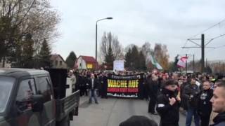 Protestzug der quotHeimgegnerquot in BerlinMarzahn [upl. by Sonitnatsnok32]