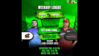 TSDL5 DIVC WEEKDAY LEAGUE Pioneer Vs Usman XI 22th Oct 2024 [upl. by Elson233]