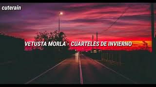 Cuarteles de Invierno  Vetusta Morla Letra [upl. by Nasus]