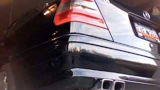 W202 C36 AMG Custom Exhaust Start and Rev [upl. by Aika999]