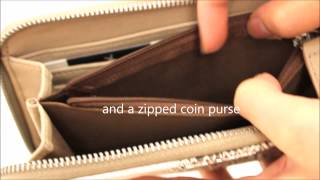 Fiorelli Stella Zip Around Purse DemonstrationTutorial [upl. by Shepley]