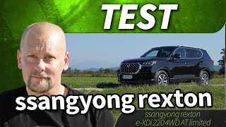 2024 ssangyong rexton eXDi 220 4WD AT limited  test [upl. by Ynnol]