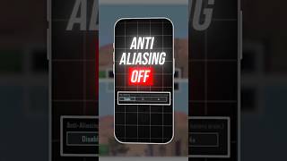 Anti Aliasing explained bgmitipsandtricks bgmi pubg [upl. by Leeth]