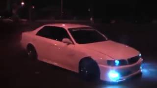 Daikoku midnight drift 深夜の横浜・大黒ドリフト [upl. by Idnek]