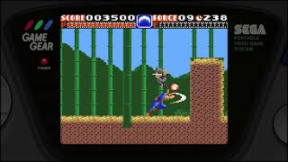 Ninja Gaiden Short Gameplay Sega Game Gear [upl. by Aitas]