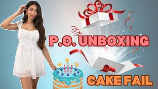 PO Unboxing  Epic Cake Fail [upl. by Sethrida997]