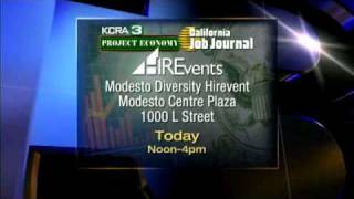 Modesto Hosts Job Event [upl. by Etteniotna]