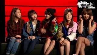 포미닛 4MINUTE Interview Live at SBS PopAsia Studios [upl. by Noll551]