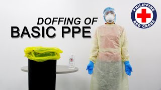 Doffing of PPE Basic PPE [upl. by Aeniah]