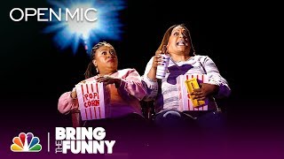 Comedy Duo Frangela Performs Their quotMovieGoersquot Sketch  Bring The Funny Open Mic [upl. by Yaj692]