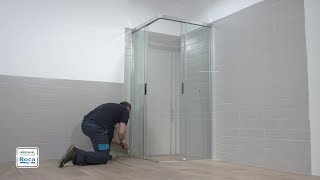 Naray 2L2 Shower Enclosure  Installation  Roca [upl. by Kwapong]