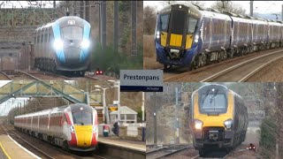 Trains at Prestonpans ECML 21224 [upl. by Mcclish]