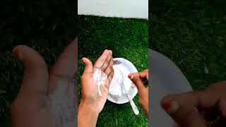 Homemade Colgate paste slime without borax shorts slime [upl. by Colvin26]