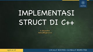 Implementasi Struct di C [upl. by Larner]