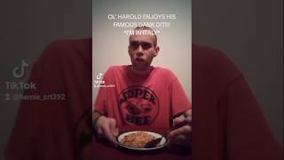 OL HAROLD ENJOYS HIS FAMOUS DANK DITI 🤣 IN ITALY shorts pov fyp funny viral comedy [upl. by Job]