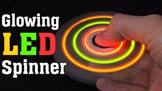 DIY LED hand spinner fidget [upl. by Lachish]