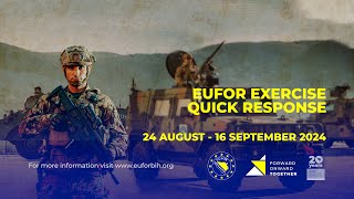 EUFOR Exercise Quick Response 2024 [upl. by Cornall]