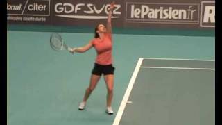 Simona Halep Q Match12 Paris Indoors 2009 [upl. by Meghann]