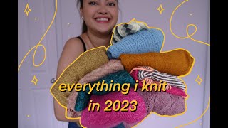 KukieKnits  Everything I Knit in 2023 An Annual Wrap Up [upl. by Thera347]