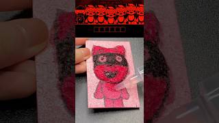 I drew VURR the Fox from Incredibox Abgerny with a Magic Sponge Eraser sprunki incredibox art [upl. by Stich]