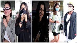 Ekta Kapoor Urvashi Rautela Sunil Grover Laxmi Raai amp Anushka Ranjan Snapped At The Airport [upl. by Raouf]