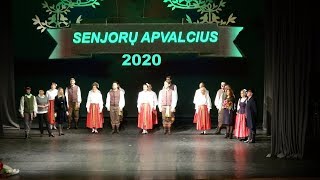 Šokių festivalis „Senjorų apvalcius“  2020 [upl. by Llertram]