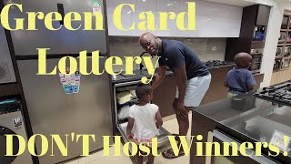 GREEN Card Lottery Season is Here Why HOSTING a Lottery Winner May Not Be For You [upl. by Akisey429]