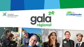 24e Gala régional du Défi OSEntreprendre Outaouais [upl. by Ecadnarb]