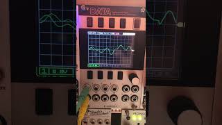 Analyzing waveforms with the lovely Data module from Mordax Systems synth modularsynth [upl. by Korns]