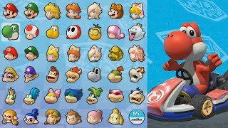 Mario Kart 8 Deluxe  All Characters [upl. by Annodal]