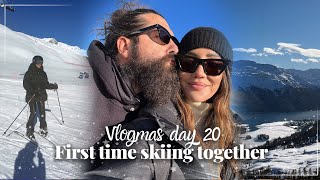 Skiing together and Filippo sharing some stuff about me in St Moritz Vlogmas 20  Tamara Kalinic [upl. by Nylrahc]