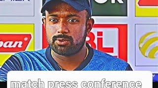 sl vs nz match press conference charith asalank [upl. by Lertram66]