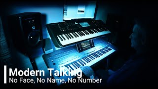 Modern Talking  No Face No Name No Number Cover Yamaha Tyros 5  Modx [upl. by Anisah]