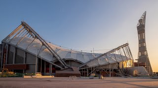 Qatars national stadium revamped ahead of FIFA 2022 World Cup [upl. by Norty]