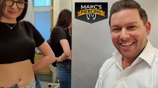 💉 Das PERFEKTE Bauchnabelpiercing 💉 Kann man über die Höhe diskutieren 💉 Marcs Piercing TV [upl. by Aneehsit199]