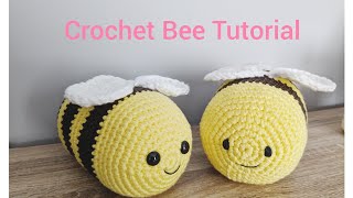 Crochet Bee Tutorial [upl. by Ayekan]