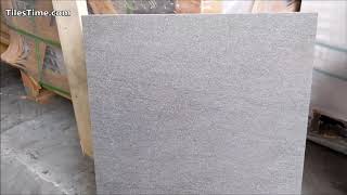 Basaltina Flamed Porcelain Tile 34 Thick  24quotx24quot Gray Tile [upl. by Durarte228]