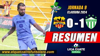 VICTORIA PANZA VERDE Zacapa 0 vs Antigua 1  Jornada 9 Clausura 2024 Liga Guate [upl. by Uhile]